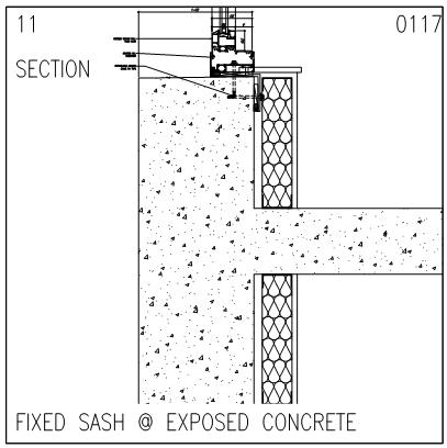 Fixed Sash @ Exposed Concrete – Carlos Planchart