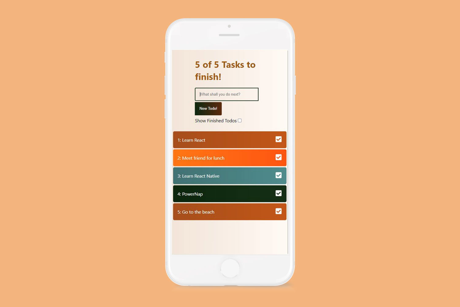 To Do List App Portfolio Image